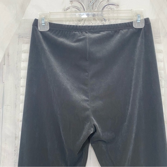 Eileen Fisher Size XS Gray Graphite Ankle Leggings Skinny Velvet Pull On NWT - Picture 7 of 9